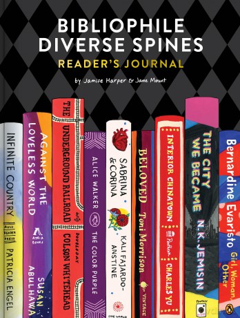 Bibliophile Diverse Spines Reader's Journal: A reader's journal - Jamise Harper [KSIĄŻKA]