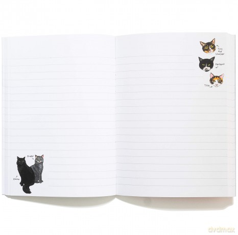Bibliophile Flexi Journal: Bookstore Cats - Jane Mount [KALENDARZ]