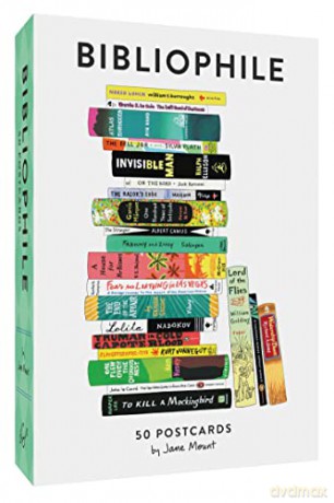 Bibliophile: 50 Postcards - Jane Mount [KSIĄŻKA]