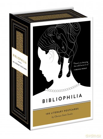 Bibliophilia: 100 Literary Postcards - Evan Robertson [KSIĄŻKA]