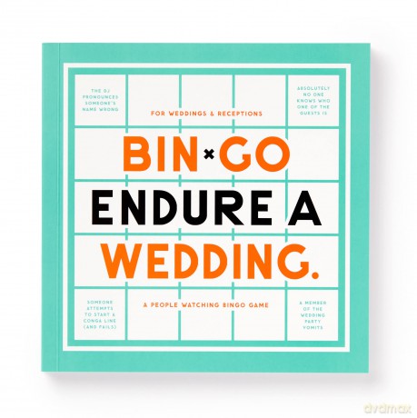 Bin-go Endure a Wedding Bingo Book - Brass Monkey [KSIĄŻKA]