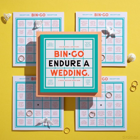 Bin-go Endure a Wedding Bingo Book - Brass Monkey [KSIĄŻKA]