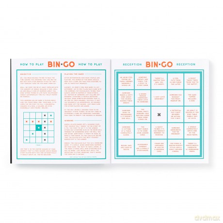 Bin-go Endure a Wedding Bingo Book - Brass Monkey [KSIĄŻKA]