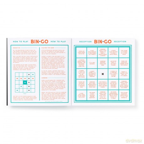 Bin-go Endure a Wedding Bingo Book - Brass Monkey [KSIĄŻKA]