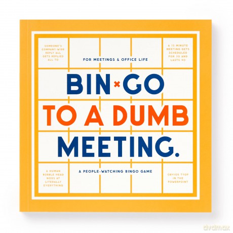 Bin-go to a Dumb Meeting Bingo Book - Brass Monkey [KSIĄŻKA]