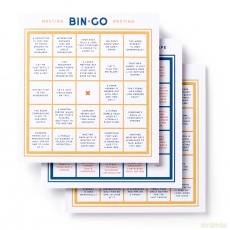 Bin-go to a Dumb Meeting Bingo Book - Brass Monkey [KSIĄŻKA]