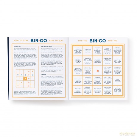 Bin-go to a Dumb Meeting Bingo Book - Brass Monkey [KSIĄŻKA]