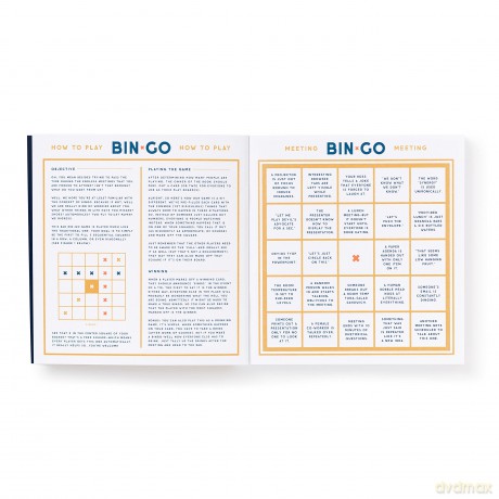Bin-go to a Dumb Meeting Bingo Book - Brass Monkey [KSIĄŻKA]