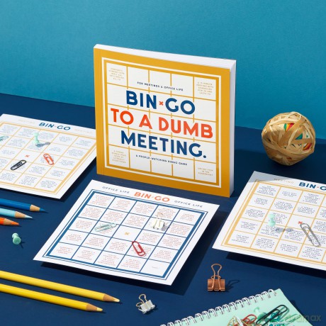 Bin-go to a Dumb Meeting Bingo Book - Brass Monkey [KSIĄŻKA]