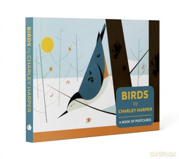 Birds by Charley Harper Book of Postcards - Pomegranate [KSIĄŻKA]