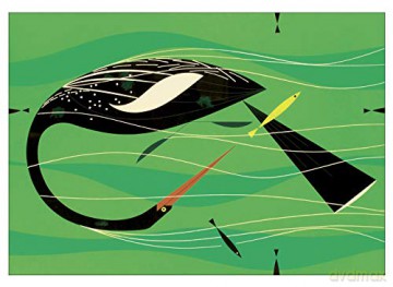 Birds by Charley Harper Book of Postcards - Pomegranate [KSIĄŻKA]