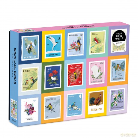 Birds of the World 1000 Piece Puzzle - Galison [PUZZLE]