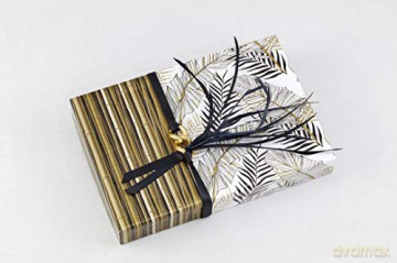 Black and Gold Gift Wrapping Papers: 12 Sheets of High-Quality 18 x 24 inch Wrapping Paper: 18 x 24 inch (45 x 61 cm) Wrapping Paper [KSIĄŻKA]