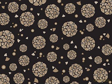Black and Gold Gift Wrapping Papers: 12 Sheets of High-Quality 18 x 24 inch Wrapping Paper: 18 x 24 inch (45 x 61 cm) Wrapping Paper [KSIĄŻKA]