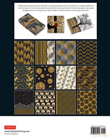 Black and Gold Gift Wrapping Papers: 12 Sheets of High-Quality 18 x 24 inch Wrapping Paper: 18 x 24 inch (45 x 61 cm) Wrapping Paper [KSIĄŻKA]
