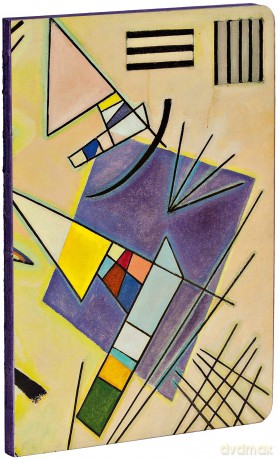 Black and Violet by Vasily Kandinsky A5 Notebook - Vasily Kandinsky [KSIĄŻKA]