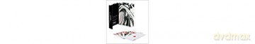 Black and White Marble: Playing Cards - Florentine Collection [KSIĄŻKA]