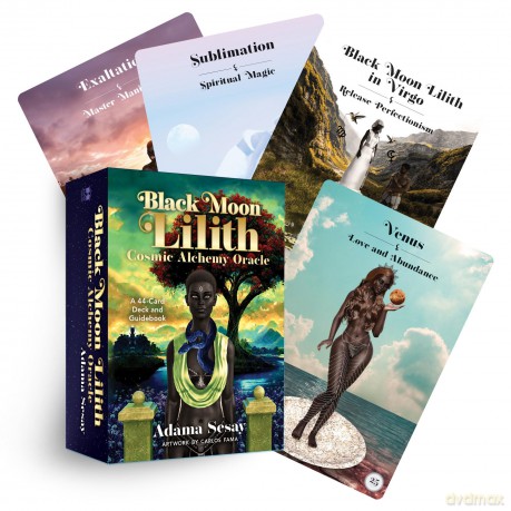 Black Moon Lilith Cosmic Alchemy Oracle: A 44-Card Deck and Guidebook - Adama Sesay [KSIĄŻKA]