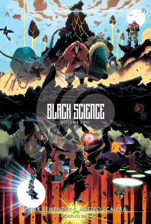 Black Science Volume 2: Transcendentalism 10th Anniversary Deluxe Hardcover (BLACK SCIENCE 10TH ANNV ED DLX HC) - Rick Remender [KSIĄŻKA]