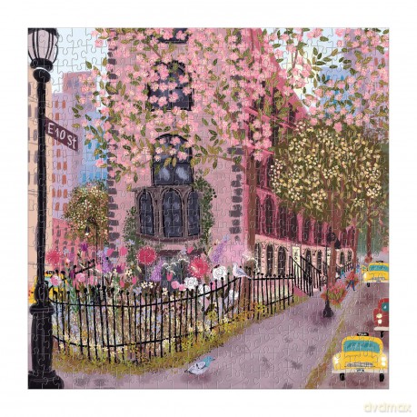 Blooming Streets 500 Piece Puzzle - Galison Mudpuppy [PUZZLE]