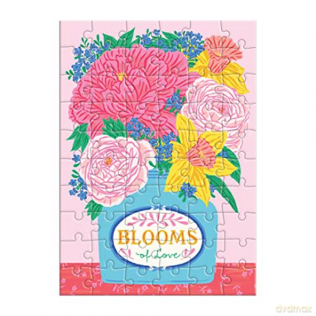 Blooms of Love Greeting Card Puzzle - Galison [PUZZLE]