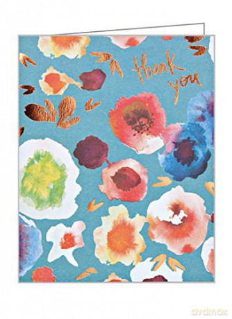 Blooms Thank You Notecard Set: In Portable Acetate Box - Kelly Ventura [KSIĄŻKA]