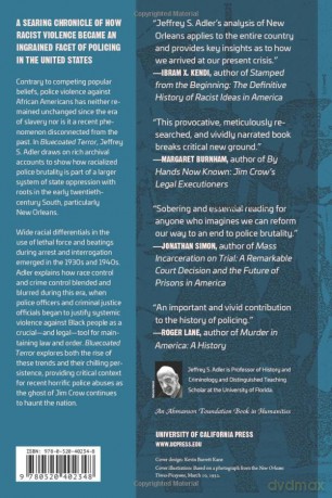 Bluecoated Terror: Jim Crow New Orleans and the Roots of Modern Police Brutality - Adler [KSIĄŻKA]