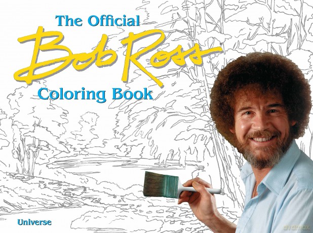 Bob Ross Coloring Book - Bob Ross [KSIĄŻKA]
