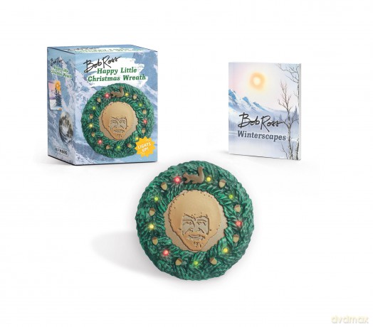 Bob Ross: Happy Little Christmas Wreath: Lights Up! (Rp Minis) - Bob Ross [KSIĄŻKA]