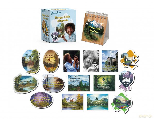 Bob Ross: Happy Little Magnets (RP Minis) - Bob Ross [KSIĄŻKA]
