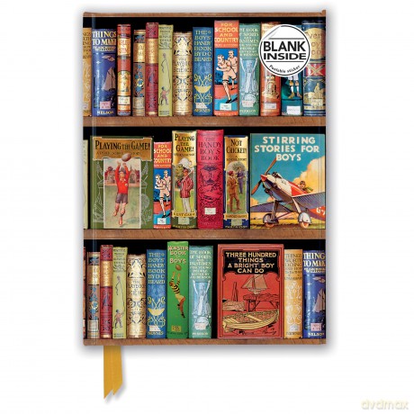 Bodleian Boys Adventure Book (Foiled Blank Journal) (Flame Tree Blank Notebooks) - Flame Tree Studio [KSIĄŻKA]