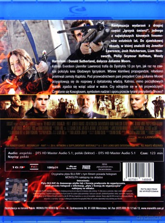 Igrzyska śmierci: Kosogłos część 1 [Blu-Ray]