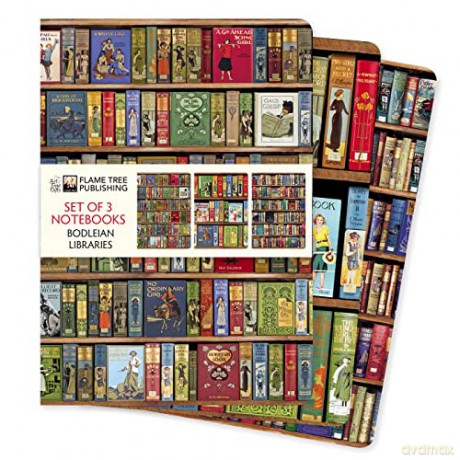 Bodleian Libraries Set of 3 Standard Notebooks (Standard Notebook Collection) - Flame Tree Studio [KSIĄŻKA]