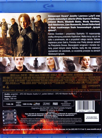 Igrzyska śmierci: Kosogłos część 2 [Blu-Ray]