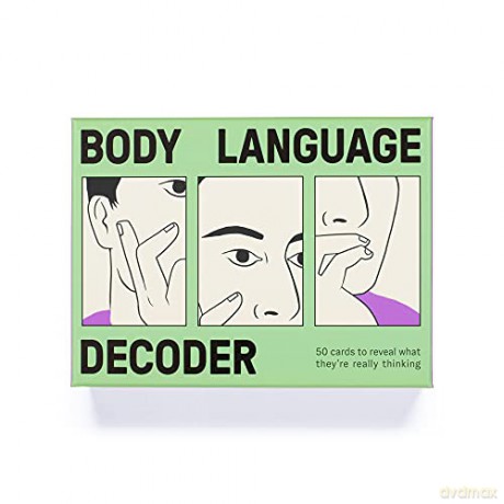 Body Language Decoder: 50 Cards To Reveal What They're Really Thinking (Magma for Laurence King) - Martin Brooks [KSIĄŻKA]