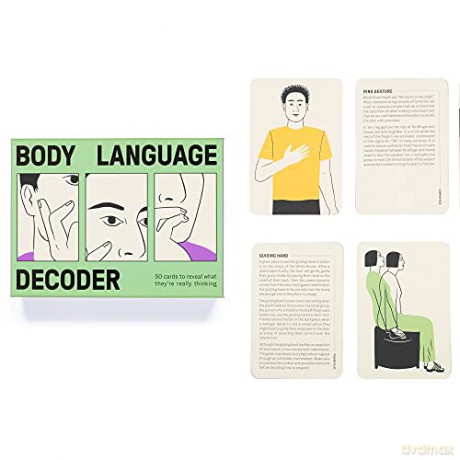 Body Language Decoder: 50 Cards To Reveal What They're Really Thinking (Magma for Laurence King) - Martin Brooks [KSIĄŻKA]