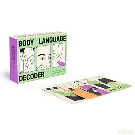 Body Language Decoder: 50 Cards To Reveal What They're Really Thinking (Magma for Laurence King) - Martin Brooks [KSIĄŻKA]