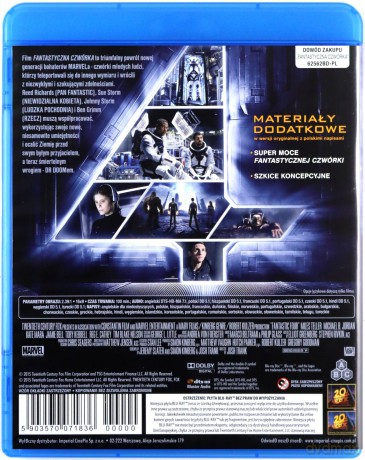 Fantastyczna Czwórka (2015) [Blu-Ray]