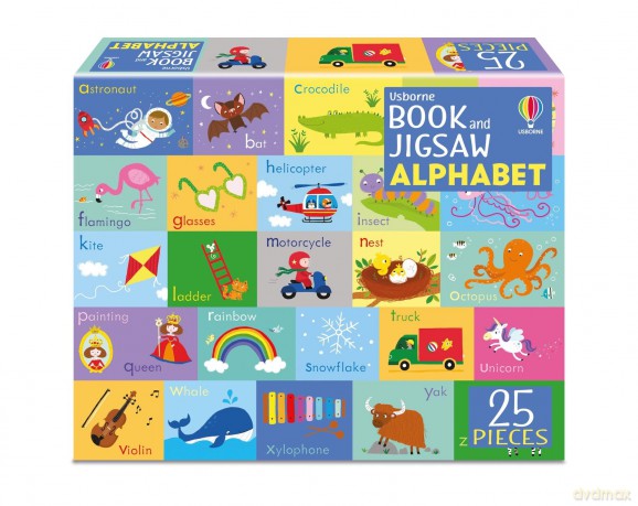 Book and Jigsaw Alphabet (Usborne Book and Jigsaw) - Kate Nolan [KSIĄŻKA]
