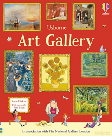 Book and Jigsaw Art Gallery (Usborne Book and Jigsaw) - Rosie Dickins [KSIĄŻKA]
