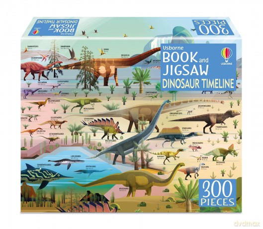 Book and Jigsaw Dinosaur Timeline (Usborne Book and Jigsaw) - Rachel Firth [KSIĄŻKA]