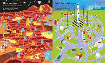 Book and Jigsaw Space Maze (Usborne Book and Jigsaw) - Sam Smith [KSIĄŻKA]