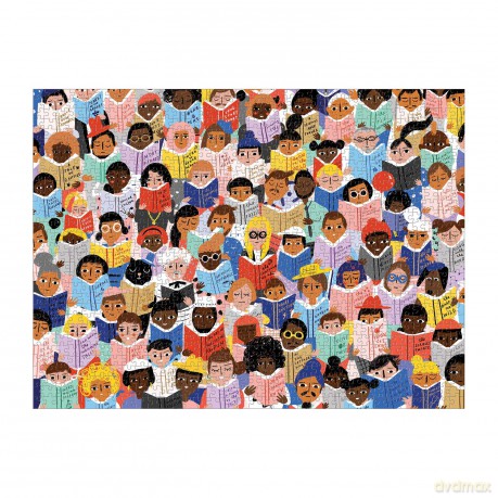 Book Club 1000 Piece Puzzle in a Square Box - Carolyn Suzuki [PUZZLE]
