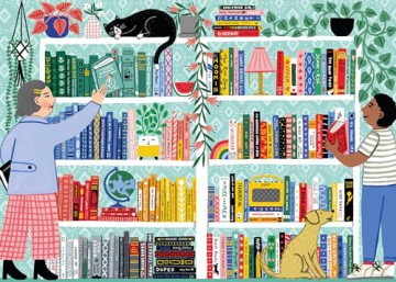 Book Nerd Puzzle: 1,000-pieces (Workman Puzzles) - Maguire [KSIĄŻKA]