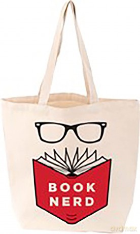 Book Nerd Tote Bag: I Love Books Totes (LoveLit) - Gibbs Smith [KSIĄŻKA]