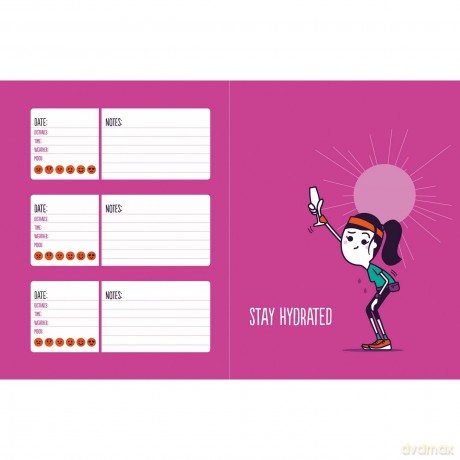 Books - Books - Jog On: A Journal for Women Who Run - Spencer Wilson [KSIĄŻKA]