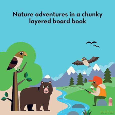Bookscape Board Books: The Great Outdoors - Ingela P. Arrhenius [KSIĄŻKA]