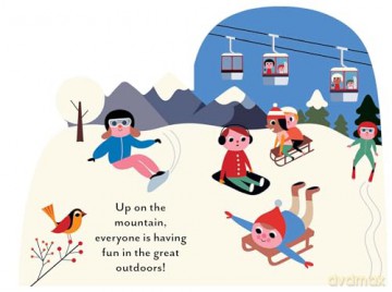 Bookscape Board Books: The Great Outdoors - Ingela P. Arrhenius [KSIĄŻKA]