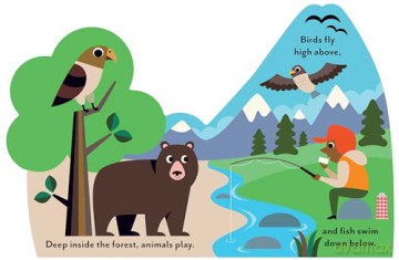 Bookscape Board Books: The Great Outdoors - Ingela P. Arrhenius [KSIĄŻKA]