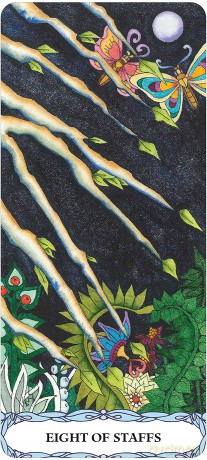 Borderless Tarot Of A Moon Garden Deck Book Set - Karen Marie Sweikhardt [KSIĄŻKA]